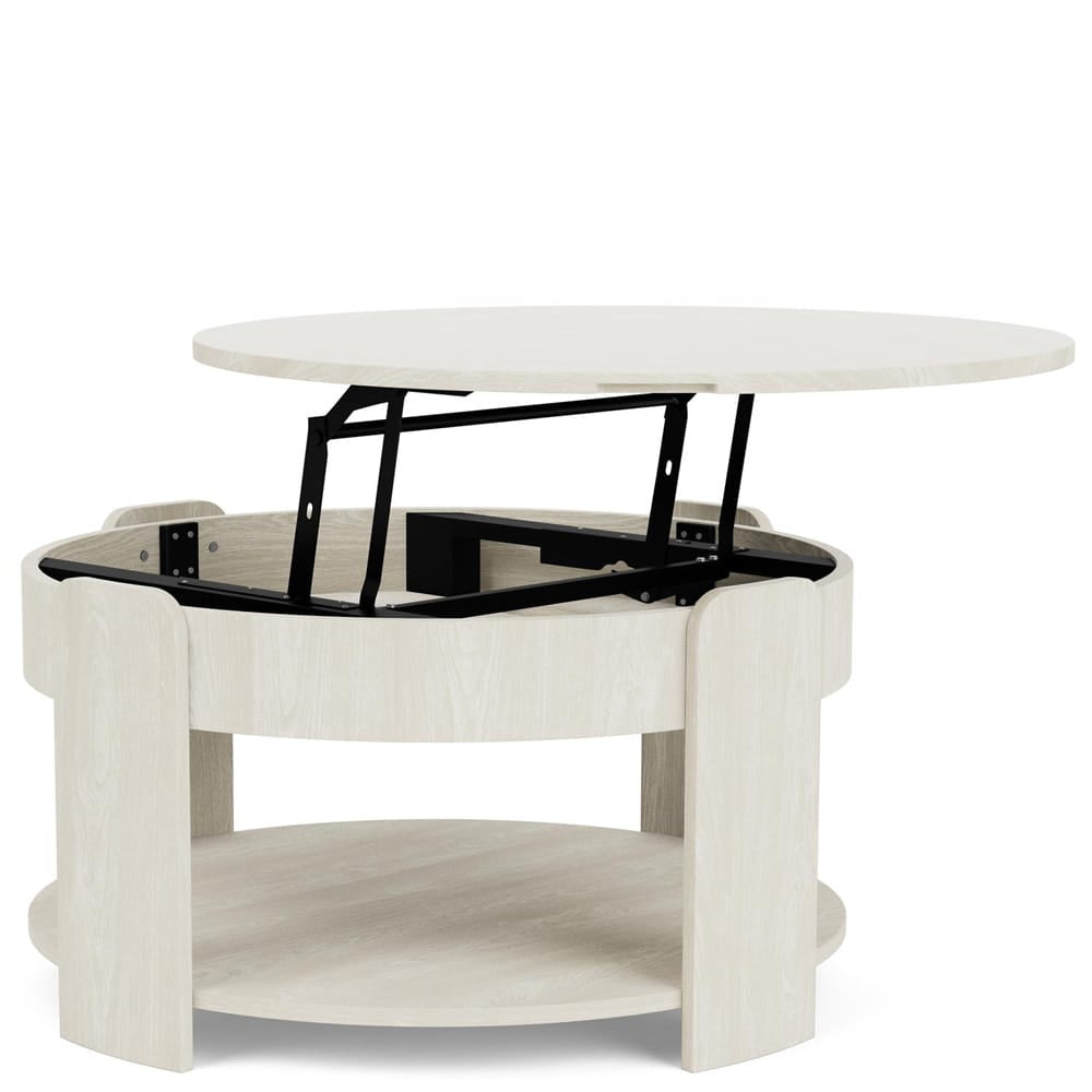 Riverside Furniture - Eliza - 34in Lift Lid Cocktal Tbl - Champagne - 34901 view 4