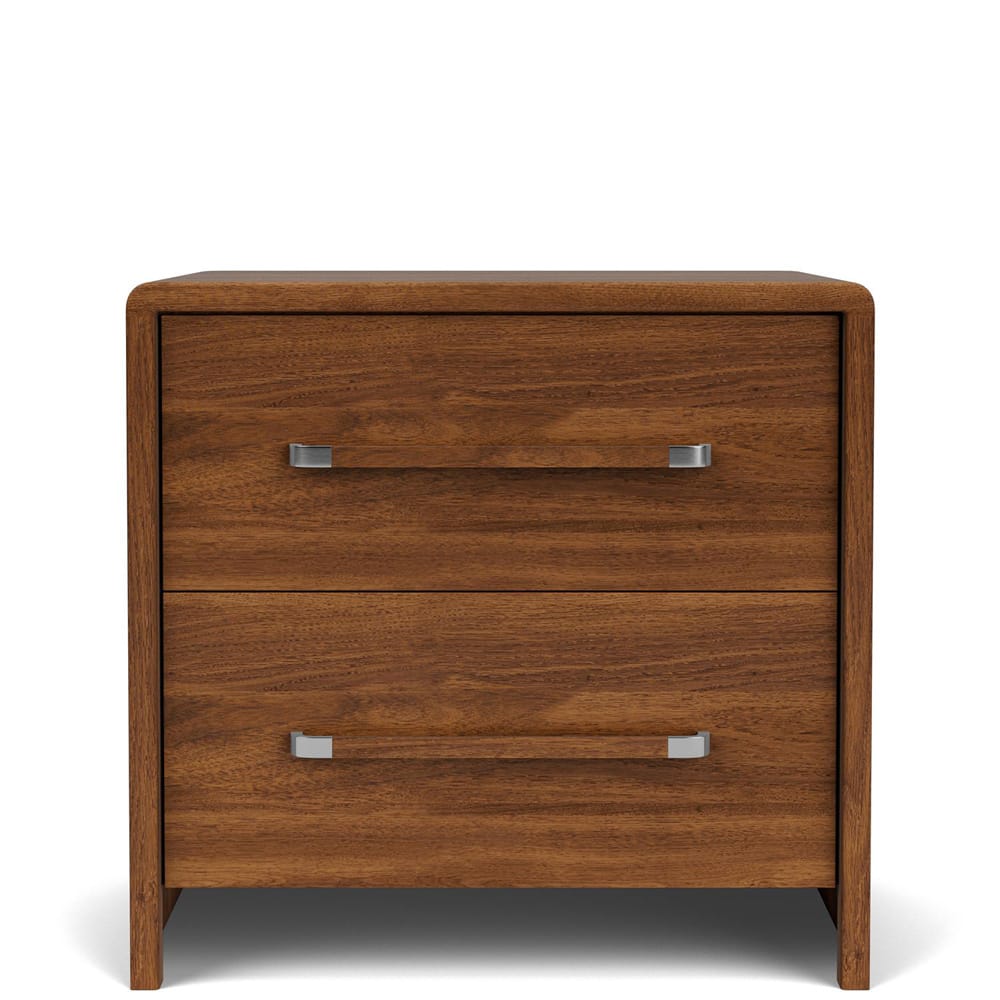 Riverside Furniture - Elsie - 2 Drawer Nightstand - Classic Walnut - 83768 view 2