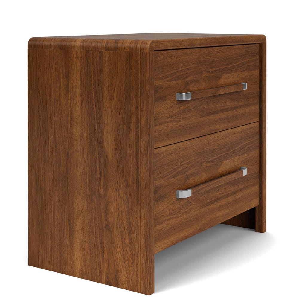 Riverside Furniture - Elsie - 2 Drawer Nightstand - Classic Walnut - 83768 view 3