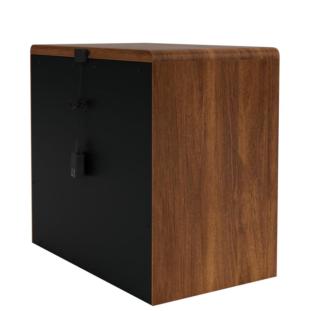Riverside Furniture - Elsie - 2 Drawer Nightstand - Classic Walnut - 83768 view 4