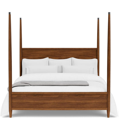 Riverside Furniture - Elsie - King Poster Bed - Classic Walnut view 2