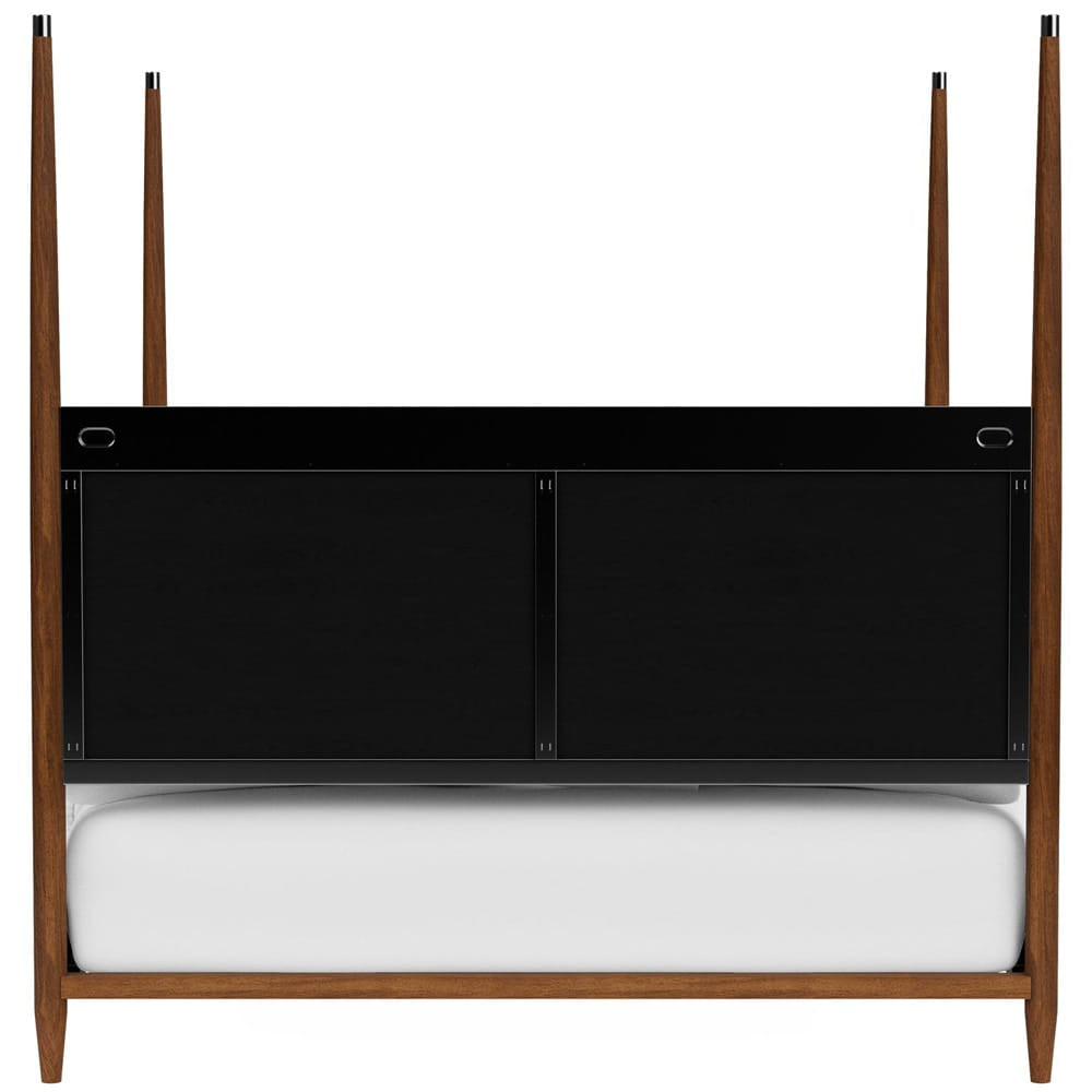 Riverside Furniture - Elsie - King Poster Bed - Classic Walnut view 5