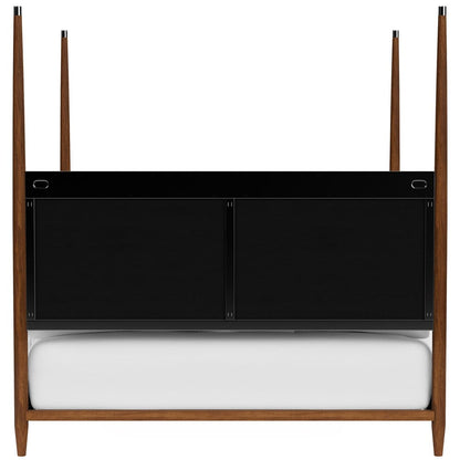Riverside Furniture - Elsie - King Poster Bed - Classic Walnut view 5