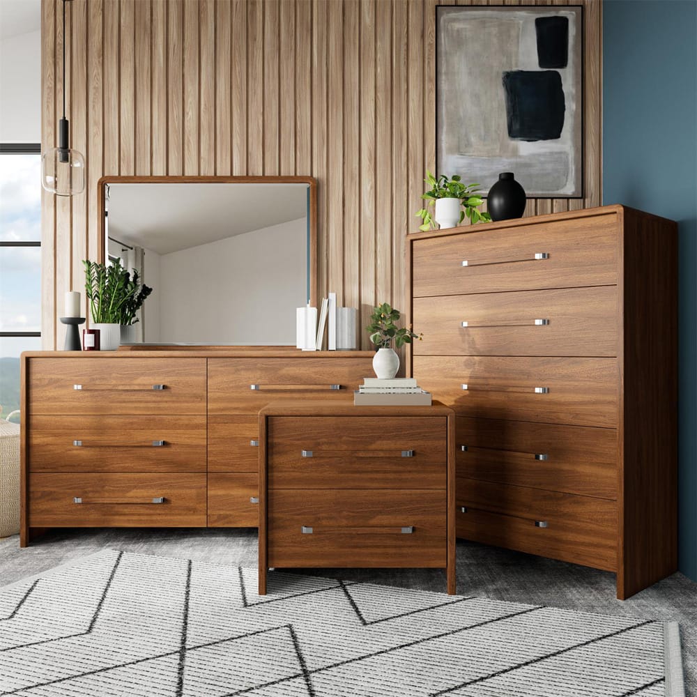 Riverside Furniture - Elsie - Mirror - Classic Walnut - 83761 view 6