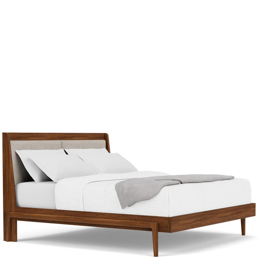Riverside Furniture - Elsie - Queen Platform Bed - Classic Walnut view 1