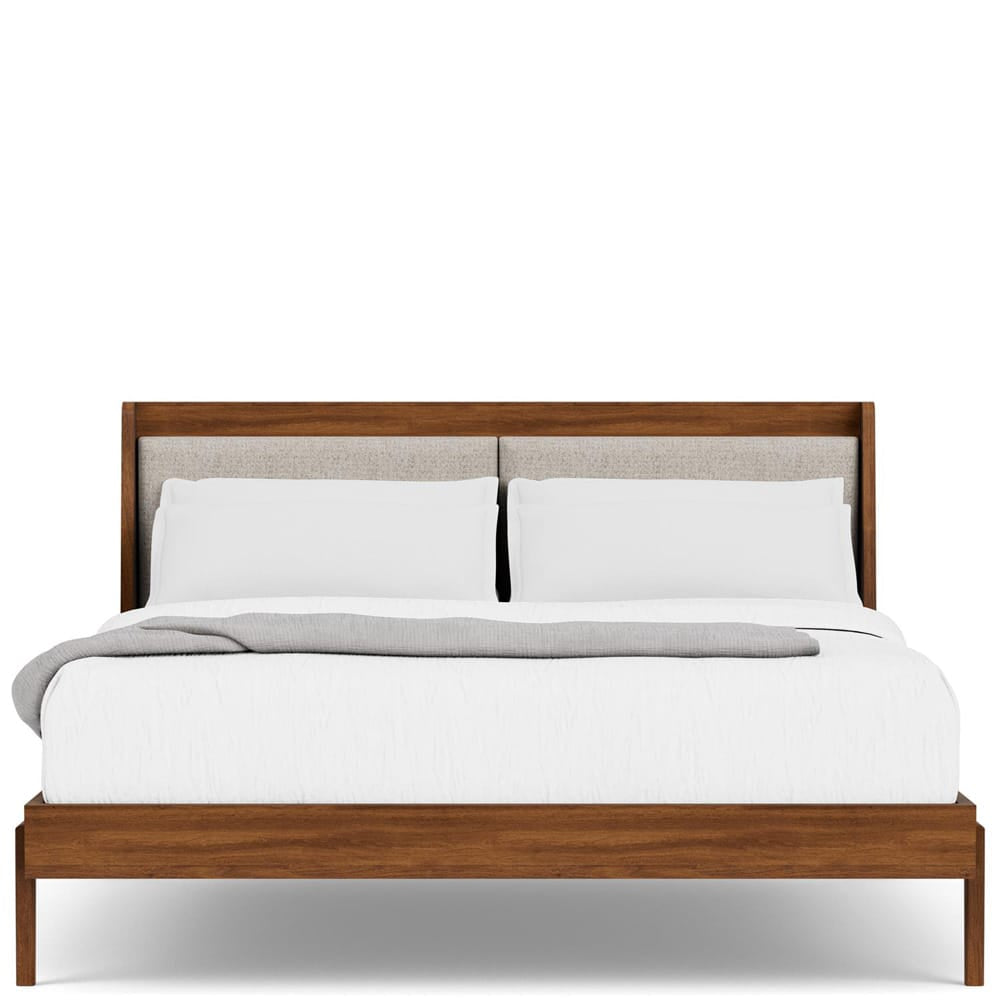 Riverside Furniture - Elsie - Queen Platform Bed - Classic Walnut view 2