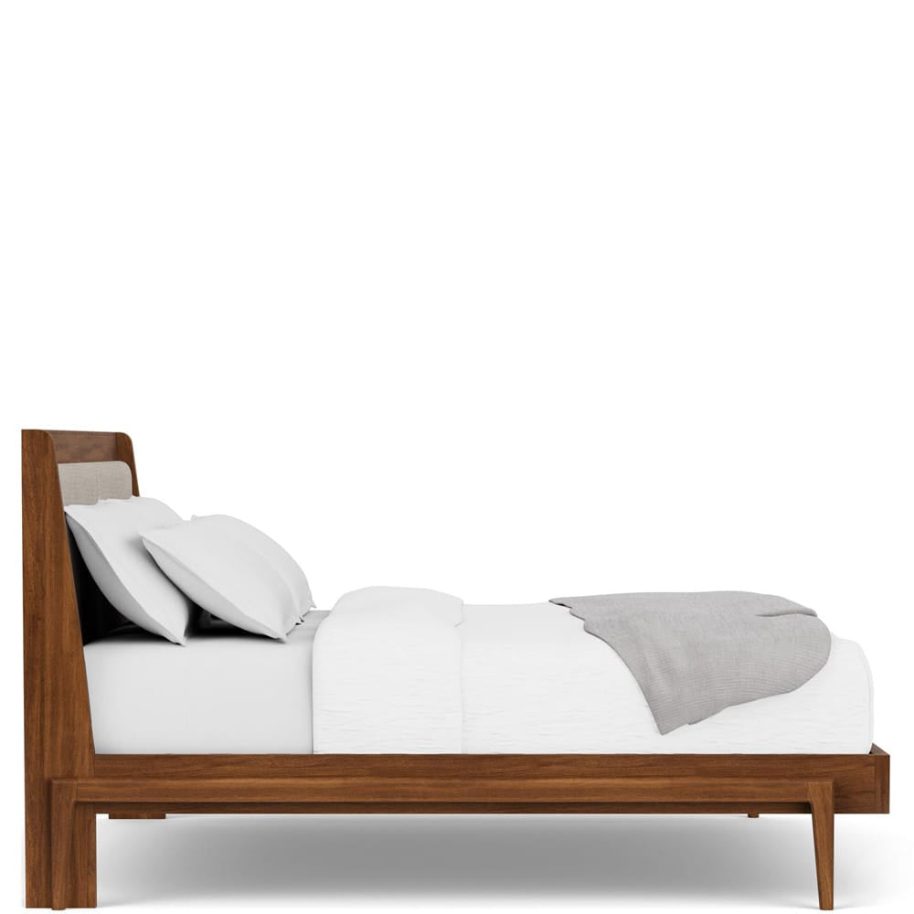 Riverside Furniture - Elsie - Queen Platform Bed - Classic Walnut view 3