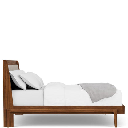 Riverside Furniture - Elsie - Queen Platform Bed - Classic Walnut view 3