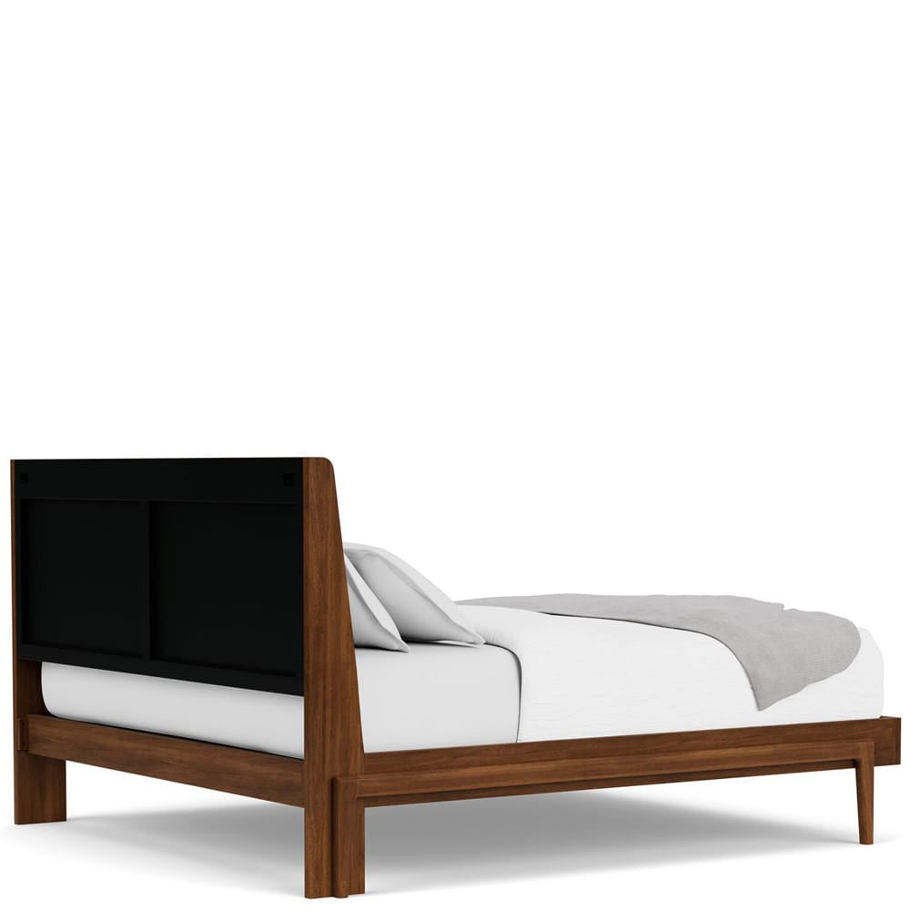 Riverside Furniture - Elsie - Queen Platform Bed - Classic Walnut view 4