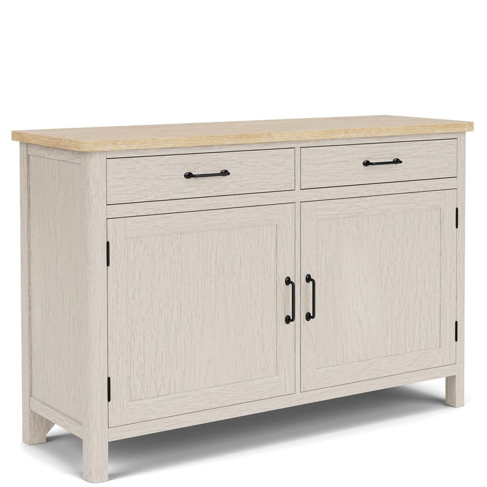 Riverside Furniture - Glenndale - Buffet - Aged White/Wheat - 79456 view 1
