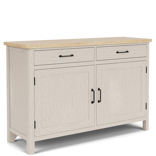 Riverside Furniture - Glenndale - Buffet - Aged White/Wheat - 79456 view 1