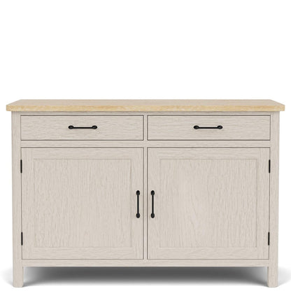 Riverside Furniture - Glenndale - Buffet - Aged White/Wheat - 79456 view 2