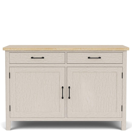 Riverside Furniture - Glenndale - Buffet - Aged White/Wheat - 79456 view 2