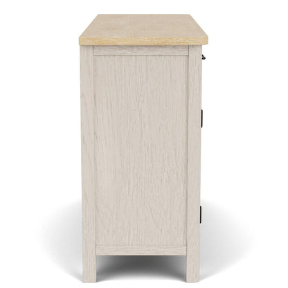 Riverside Furniture - Glenndale - Buffet - Aged White/Wheat - 79456 view 4