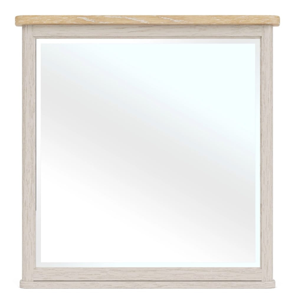 Riverside Furniture - Glenndale - Dresser Mirror - Aged White - 79461 view 2