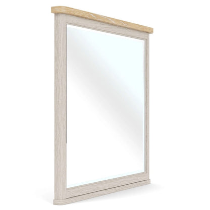 Riverside Furniture - Glenndale - Dresser Mirror - Aged White - 79461 view 3