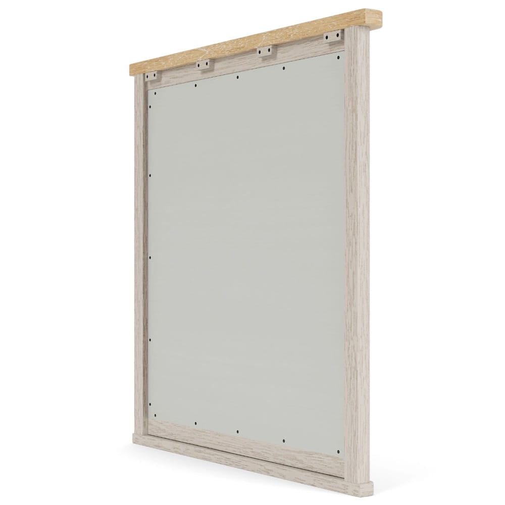 Riverside Furniture - Glenndale - Dresser Mirror - Aged White - 79461 view 4