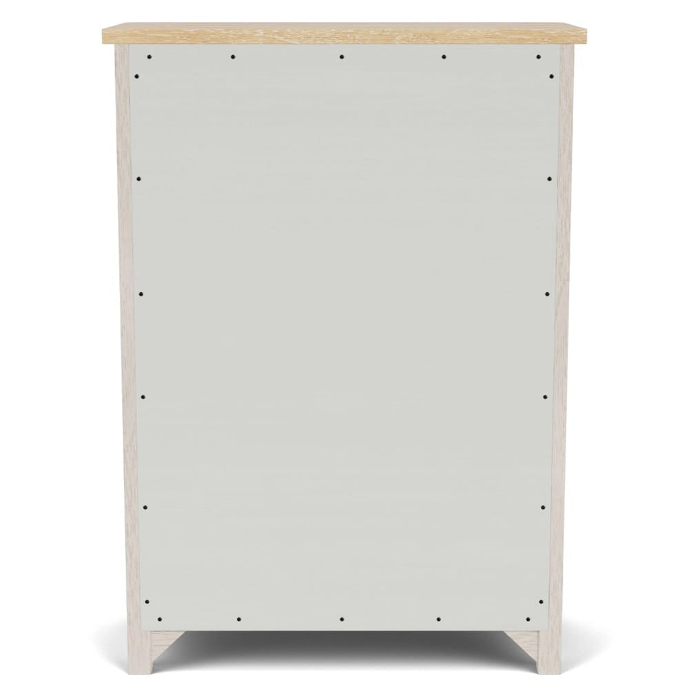 Riverside Furniture - Glenndale - Five Drawer Chest - Aged White/Wheat - 79465 view 4