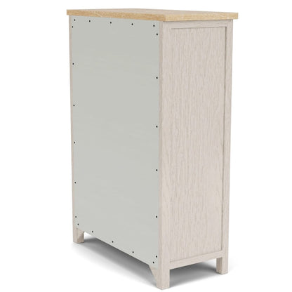 Riverside Furniture - Glenndale - Five Drawer Chest - Aged White/Wheat - 79465 view 5