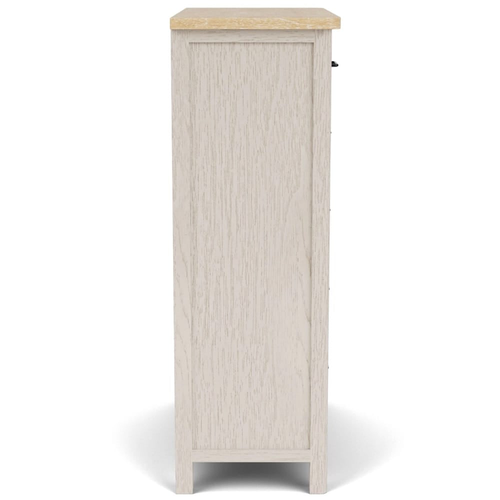 Riverside Furniture - Glenndale - Five Drawer Chest - Aged White/Wheat - 79465 view 6