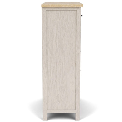 Riverside Furniture - Glenndale - Five Drawer Chest - Aged White/Wheat - 79465 view 6