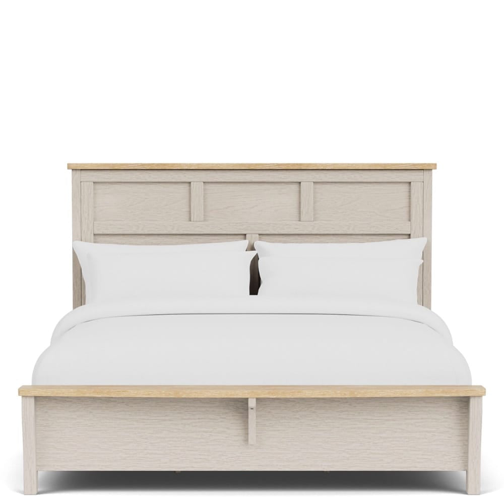 Riverside Furniture - Glenndale - King Bed - Aged White view 2