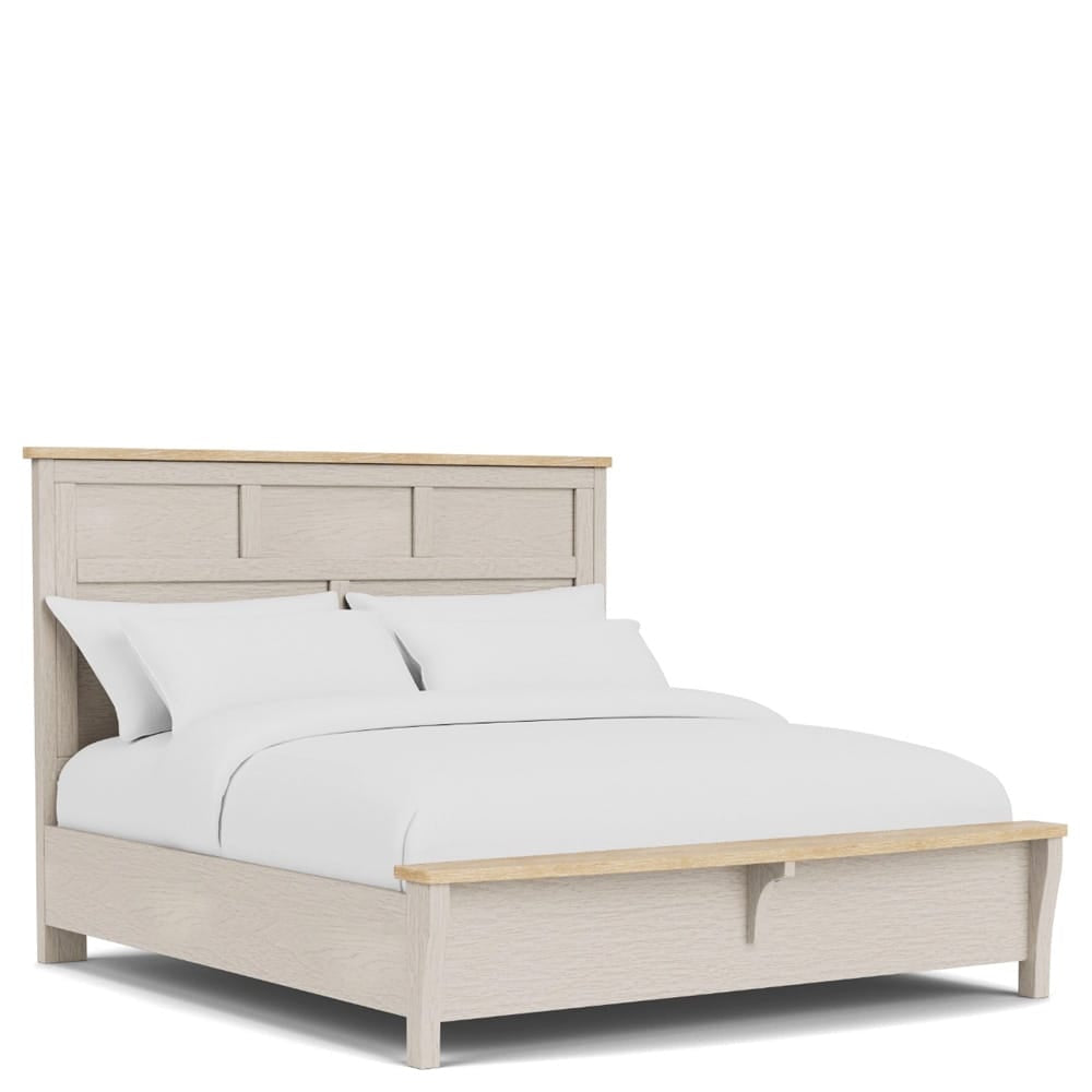 Riverside Furniture - Glenndale - King Bed - Aged White view 3