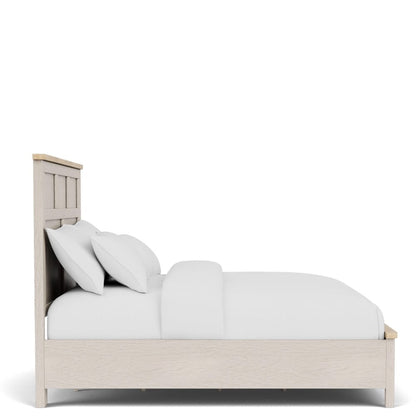 Riverside Furniture - Glenndale - King Storage Bed - Aged White view 4