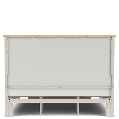 Riverside Furniture - Glenndale - King Storage Bed - Aged White view 5