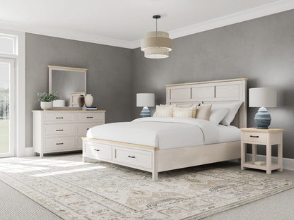 Riverside Furniture - Glenndale - Queen Bed - Aged White view 6