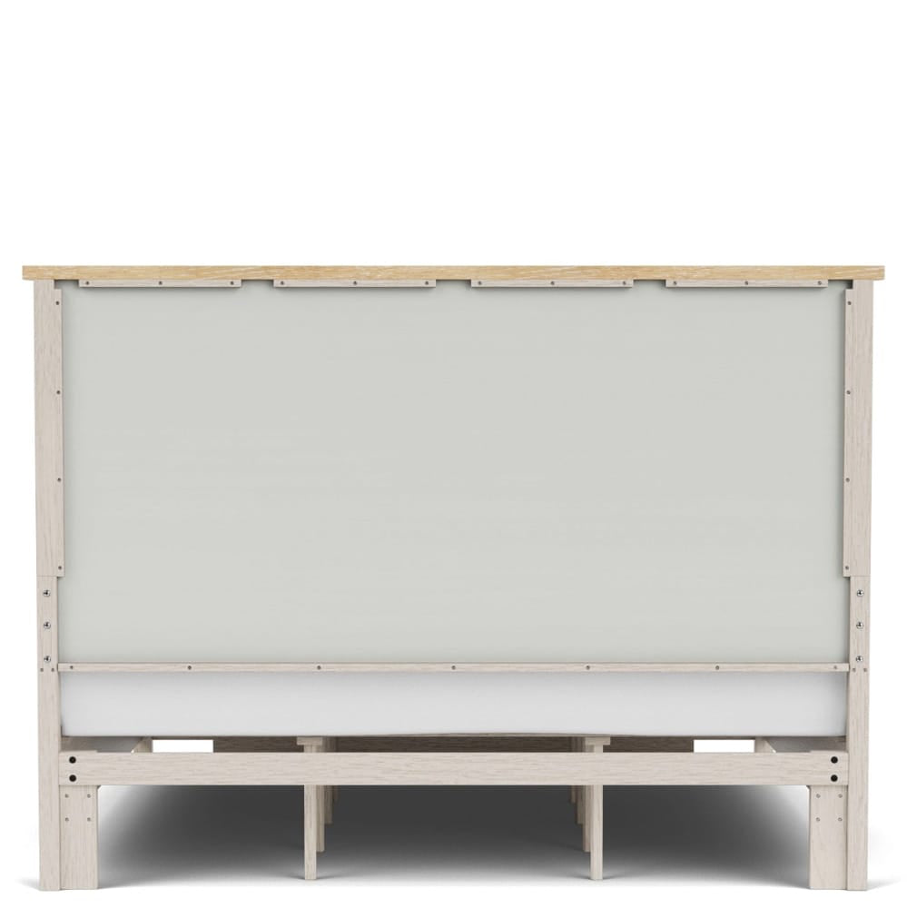 Riverside Furniture - Glenndale - Queen Storage Bed - Aged White view 5