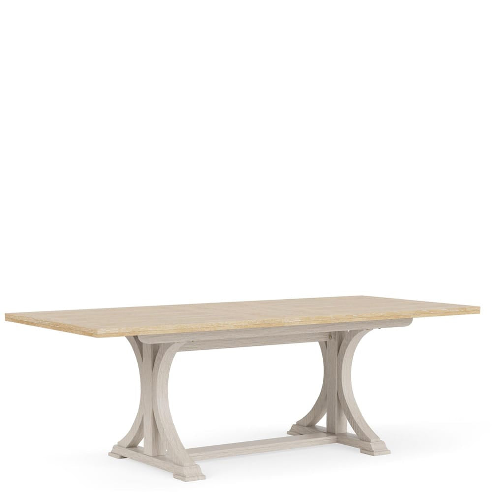 Riverside Furniture - Glenndale - Rectangle Dining Table - Aged White/Wheat - 79450 view 1