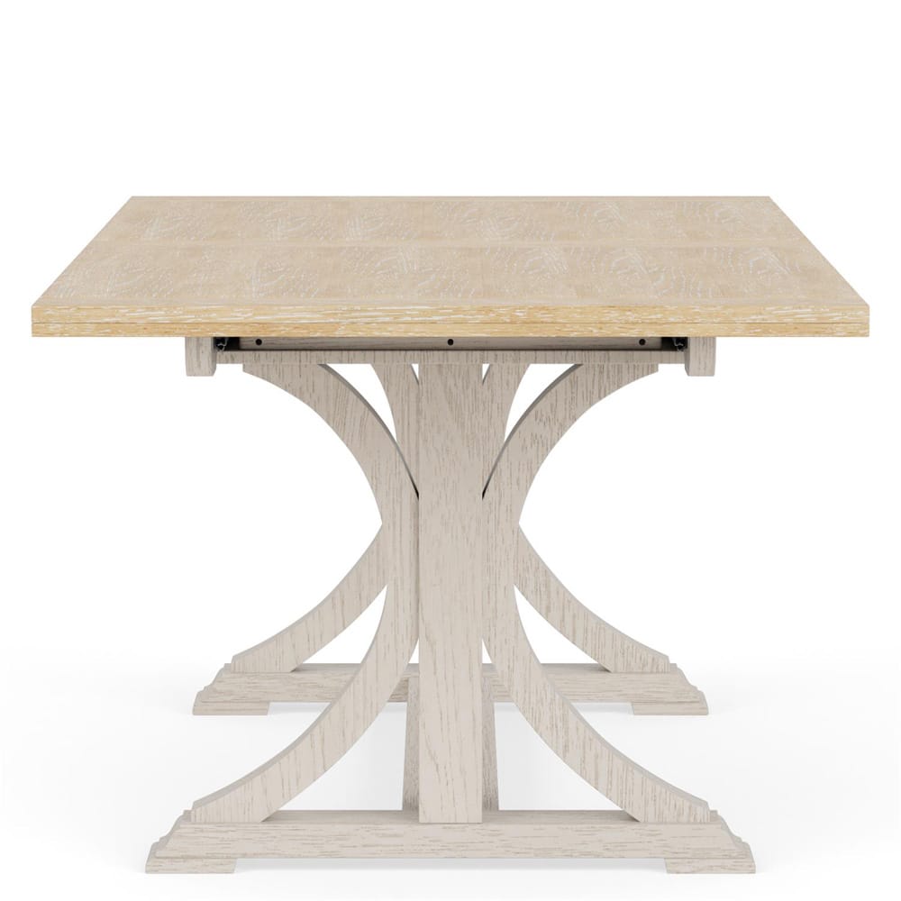 Riverside Furniture - Glenndale - Rectangle Dining Table - Aged White/Wheat - 79450 view 6