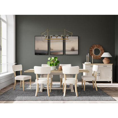 Riverside Furniture - Glenndale - Rectangle Dining Table - Aged White/Wheat - 79450 view 7