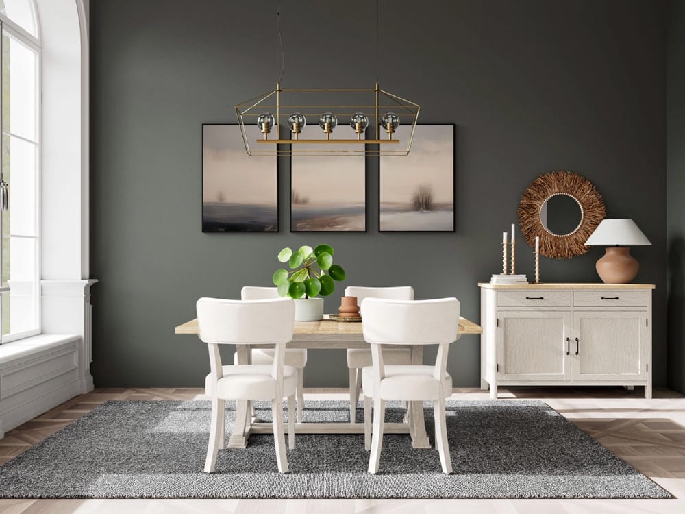 Riverside Furniture - Glenndale - Rectangle Dining Table - Aged White/Wheat - 79450 view 12