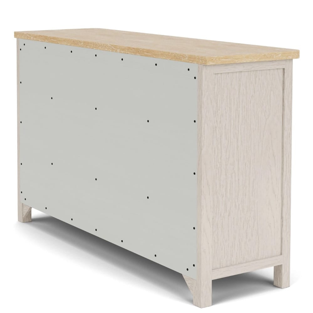 Riverside Furniture - Glenndale - Six Drawer Dresser - Aged White/Wheat - 79460 view 4
