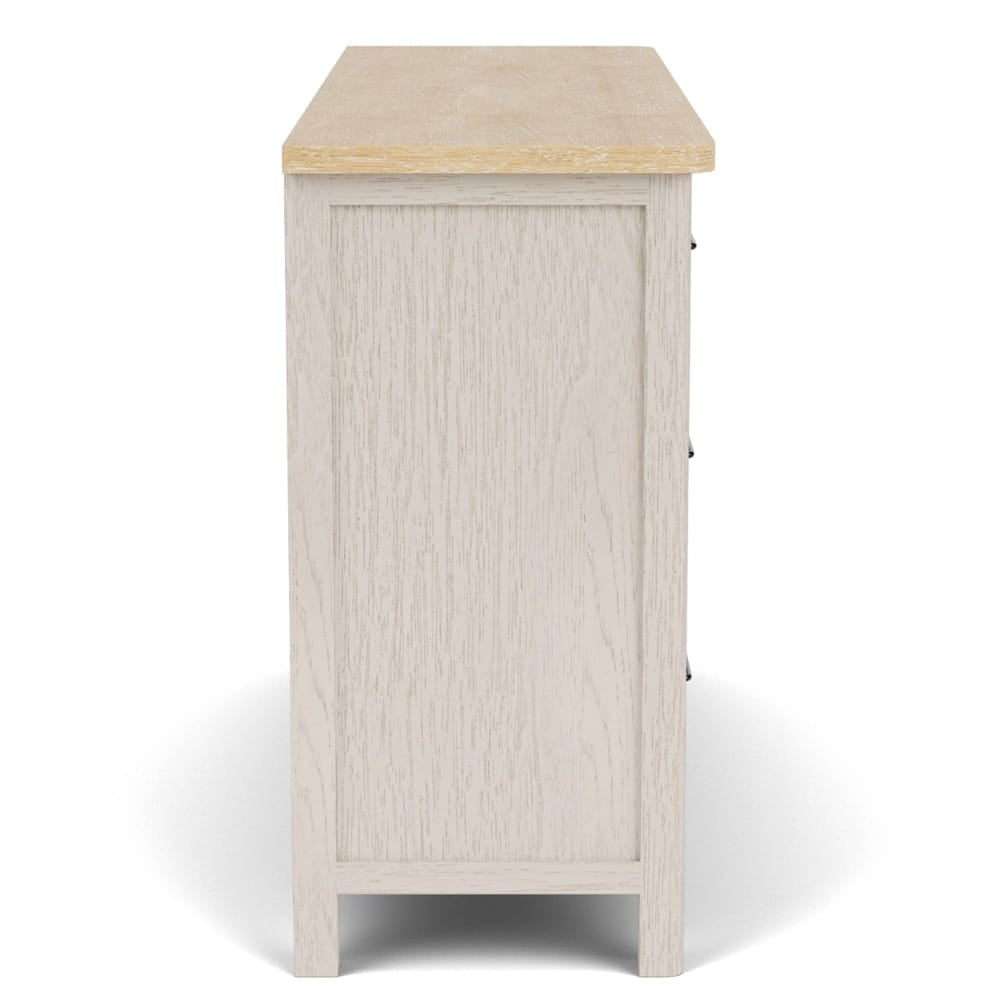 Riverside Furniture - Glenndale - Six Drawer Dresser - Aged White/Wheat - 79460 view 5