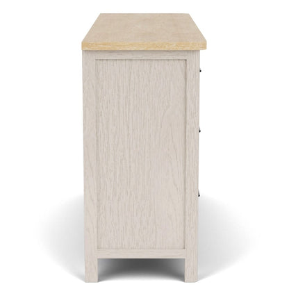 Riverside Furniture - Glenndale - Six Drawer Dresser - Aged White/Wheat - 79460 view 5
