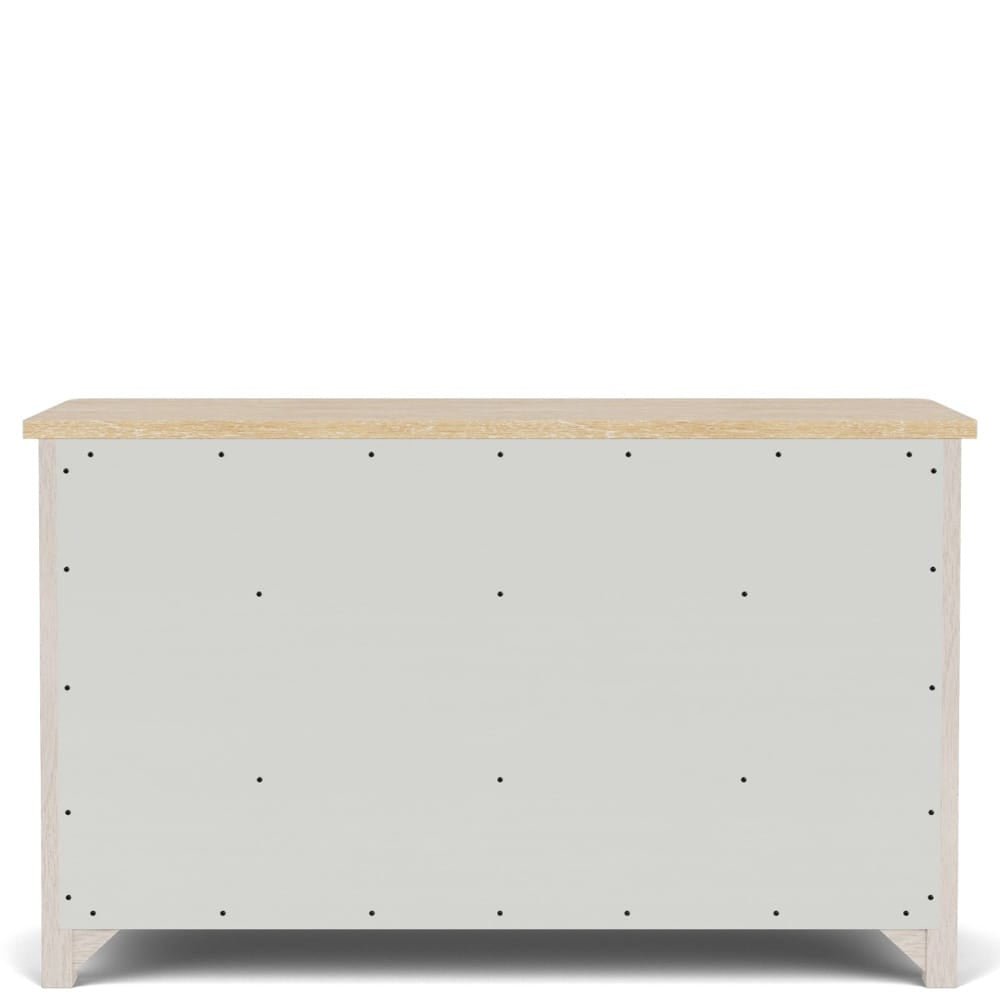 Riverside Furniture - Glenndale - Six Drawer Dresser - Aged White/Wheat - 79460 view 6
