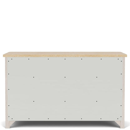 Riverside Furniture - Glenndale - Six Drawer Dresser - Aged White/Wheat - 79460 view 6