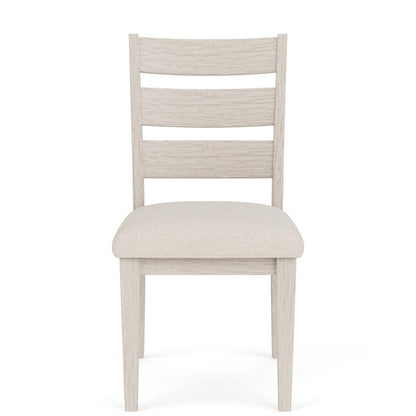 Riverside Furniture - Glenndale - Wood Bk Uph Side Chair (Set of 2) - Aged White - 79458 view 2