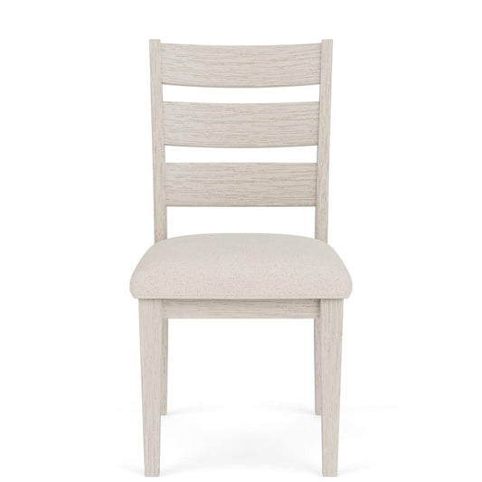 Riverside Furniture - Glenndale - Wood Bk Uph Side Chair (Set of 2) - Aged White - 79458 view 2