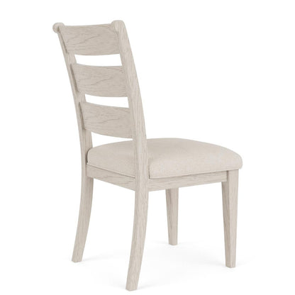 Riverside Furniture - Glenndale - Wood Bk Uph Side Chair (Set of 2) - Aged White - 79458 view 4