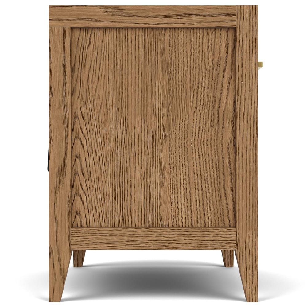 Riverside Furniture - Halbrooke - 1-Drawer Nightstand - Nutmeg Oak - 51868 view 4