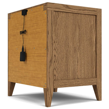 Riverside Furniture - Halbrooke - 1-Drawer Nightstand - Nutmeg Oak - 51868 view 5