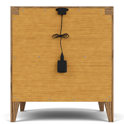 Riverside Furniture - Halbrooke - 1-Drawer Nightstand - Nutmeg Oak - 51868 view 6