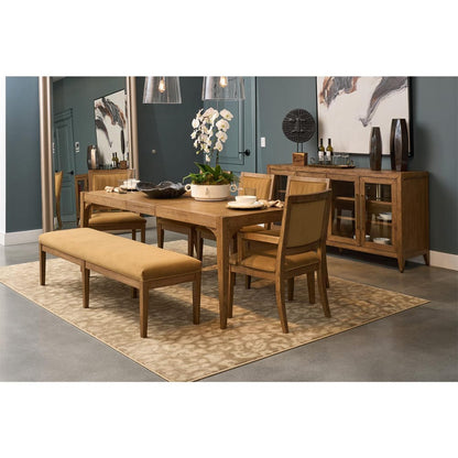 Riverside Furniture - Halbrooke - Dining Bench 1in - Nutmeg Oak - 51859 view 6