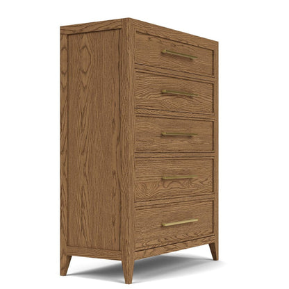 Riverside Furniture - Halbrooke - Five Drawer Chest - Nutmeg Oak - 51865 view 2
