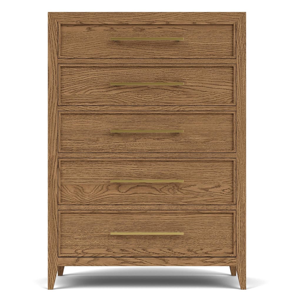 Riverside Furniture - Halbrooke - Five Drawer Chest - Nutmeg Oak - 51865 view 3