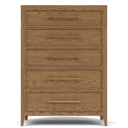 Riverside Furniture - Halbrooke - Five Drawer Chest - Nutmeg Oak - 51865 view 3